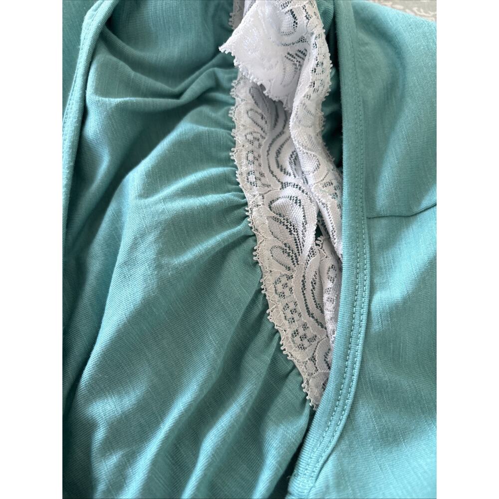 Arabella Maxi Sundress Lagenlook Built in Support Cottagecore Sharkbite Hem | M - Picture 4 of 8